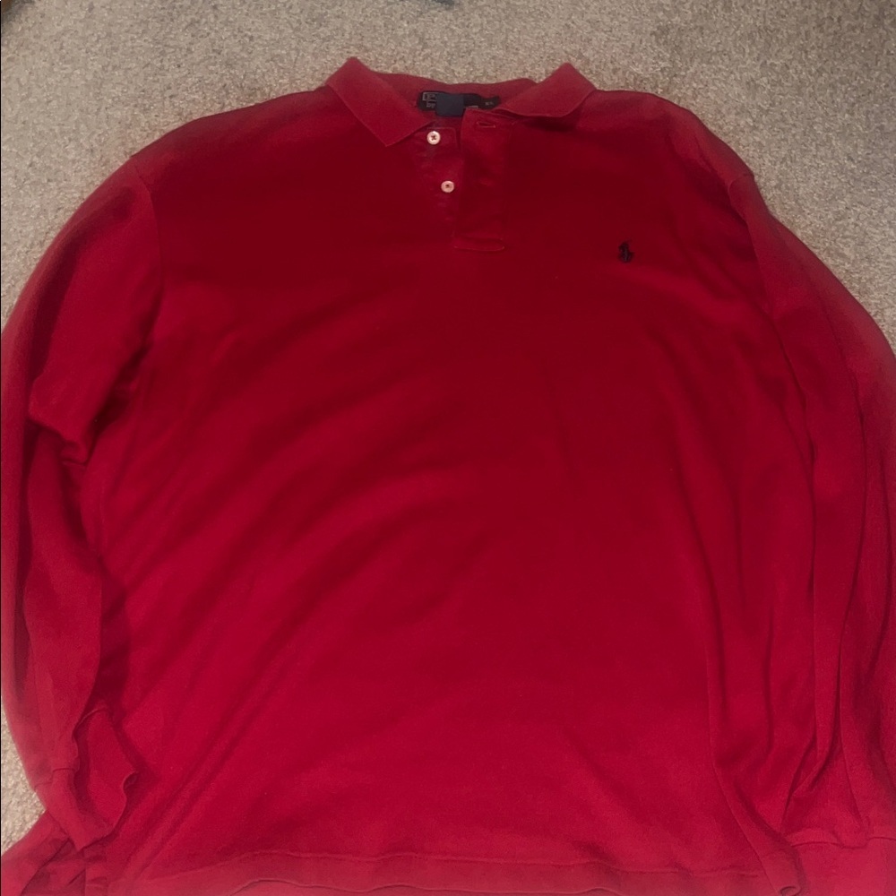 Men's Red Polo Shirt